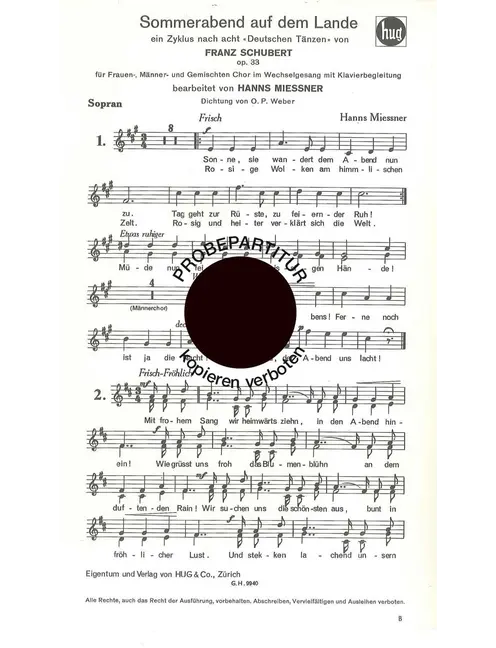 Sommerabend auf dem Lande